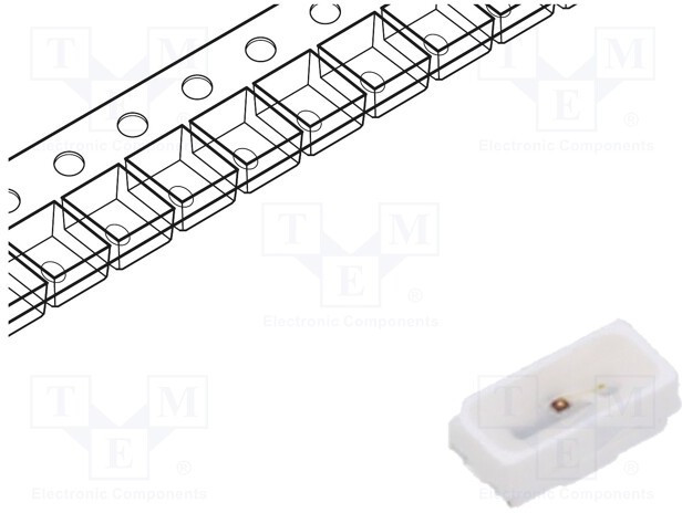 LTST-M140KRKT, LED; SMD; 3014; red; 0.24?0.84lm; 90?280mcd; 3x1.4x1.2mm; 120°; 20mA