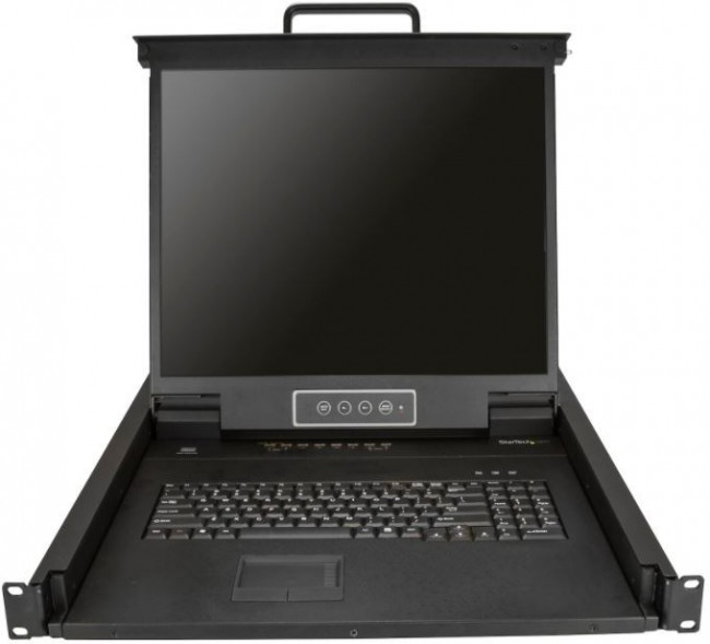 RKCONS1908K, 8 Port PS/2, USB VGA Console, 1280 x 1024 Maximum Resolution