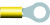 34173, TERMINAL, RING, 3/8, CRIMP, YELLOW, 12-10AWG