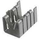 576802B00000G, Heat Sinks Plug-In Heat Sink, TO220, 4 Spring Action Clips, Vertical, 27.3 C/W, No Tab