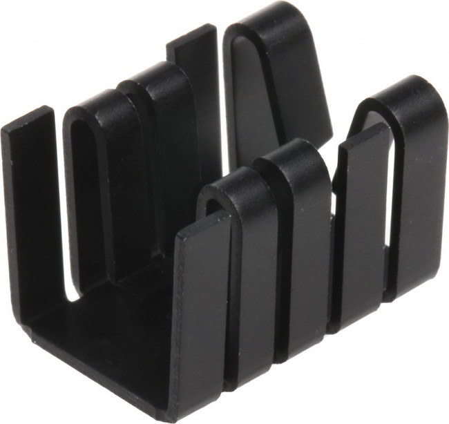 576802B00000G, Heat Sinks Plug-In Heat Sink, TO220, 4 Spring Action Clips, Vertical, 27.3 C/W, No Tab