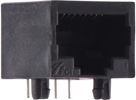 54602-908LF, Modular Jack, Input Output Connectors, Cat 3 Single Modular Jack, Horizontal, Board Through Mount, 8P8C, 1 Port