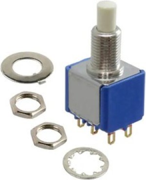 18545CD, Pushbutton Switches DPDT On-Mom 0.1A 30VDC 18545CD, Pushbutton Switches DPDT On-Mom 0.1A 30VDC