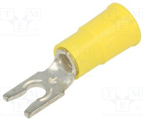 KEYS8269, Наконечник: вилка, M3,5, d: 3,66мм, обжим, на провод, изолированный