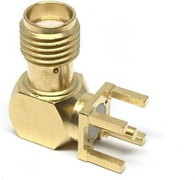 R125680000, Разъем РЧ / Коаксиальный, SMA Коаксиальный, Прямоугольное Гнездо, Пайка, 50 Ом