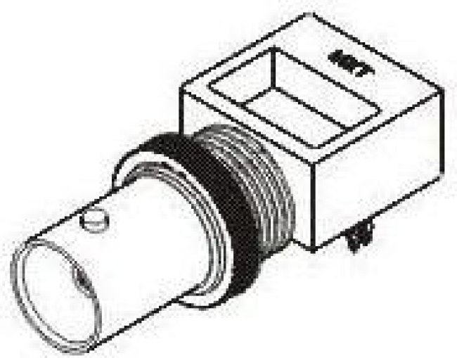 73171-0700, RF Connectors / Coaxial Connectors BNC JACK R/A 75OHM PCB BK