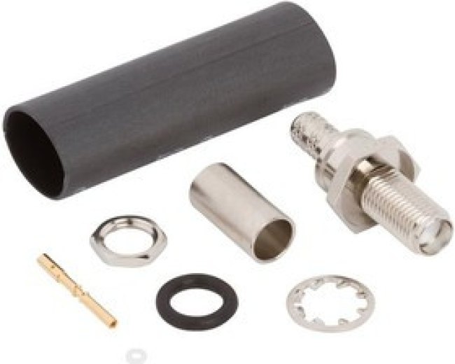 901-10662, RF Connectors / Coaxial Connectors RF Connector, SMA straight crimp blkhd 901-10662, RF Connectors / Coaxial Connectors RF Connector, SMA straight crimp blkhd