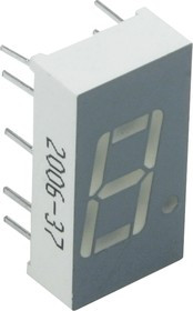 SC04-11GWA, Индикатор зеленый ОК, 12мКд 10.16мм, 7х1