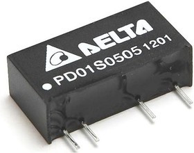 PD01S0503A, Isolated DC/DC Converters DC/DC Converter, 3.3Vout, 1W