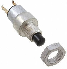 30-37, Pushbutton Switches PushBtn Switch SPST Black Btns