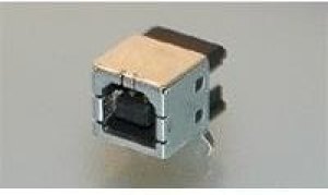 292304-3, Conn USB 2.0 Type B RCP 4 POS 2.5mm Solder RA Thru-Hole 4 Terminal 1 Port Box/Tray