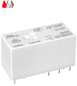 HF158F/24-Z33, Реле, 24 VDC ,250 V , Номинальный ток 16 A, Замена 9-1393239-8 HF158F/24-Z33, Реле, 24 VDC ,250 V , Номинальный ток 16 A, Замена 9-1393239-8
