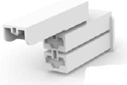 1-172075-1, 2 NO - Rectangular Connectors Housings