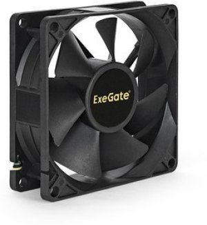 Вентилятор ExeGate EX08025B4P-PWM, 80x80x25 мм, 2-Ball (двойной шарикоподшипник), 4pin, PWM, 22dBA