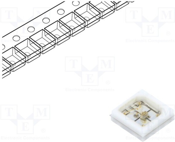 PBLB-1CQA-TCL, Power LED; UV-A,UV-C; 120°; 30mA; ?d: 265?280nm,400?410nm