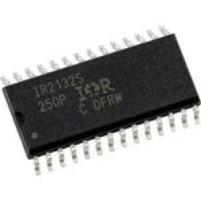 IR2132SPBF, Драйвер MOSFET/IGBT, инвертируюший вход, 6-OUT, High и Low-Side, 3-фазный мост [SOIC-28W IR2132SPBF, Драйвер MOSFET/IGBT, инвертируюший вход, 6-OUT, High и Low-Side, 3-фазный мост [SOIC-28W
