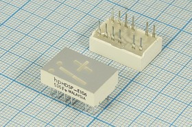 Светодиодный дисплей красный, высота знака 10.9мм, сила света 3900мкд, HDSP-E106; №7014 R СД дисплей+1 \10,9\кр\ \ 3900\HDSP-E106