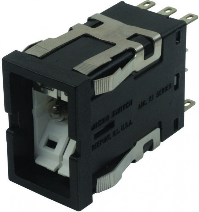 AML21EBA2AA, Pushbutton Switches SPDT Momentary Unlighted