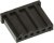 280360, Conn Housing RCP 6 POS 2.54mm Crimp ST Cable Mount Black Bag