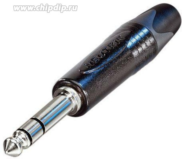 NP3X-BAG, Phone Connectors 3P 1/4"PLUG BLK SHEL NICKEL CONTACTS