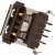 UE27-AC54-100, USB Connectors 4P R/A PCB Recpt