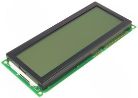 DEM 20487SBH-PW-N, Дисплей ЖКД, алфавитно-цифровой, STN Negative, 20x4, LED, PIN 18