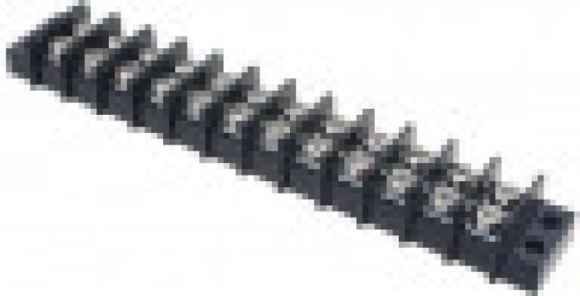 1-1546306-2, Barrier Terminal Blocks .374 DOUBLE ROW 12P w/ binding screws