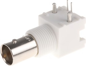 5227161-3, jack PCB Mount BNC Connector, 50, Through Hole Termination, Right Angle Body