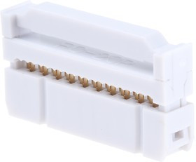 20-Way IDC Connector Socket for Cable Mount