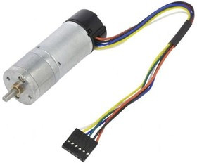 4887, Двигатель: DC, с энкодером, с редуктором, LP, 12ВDC, 1,1А, 98,78: 1