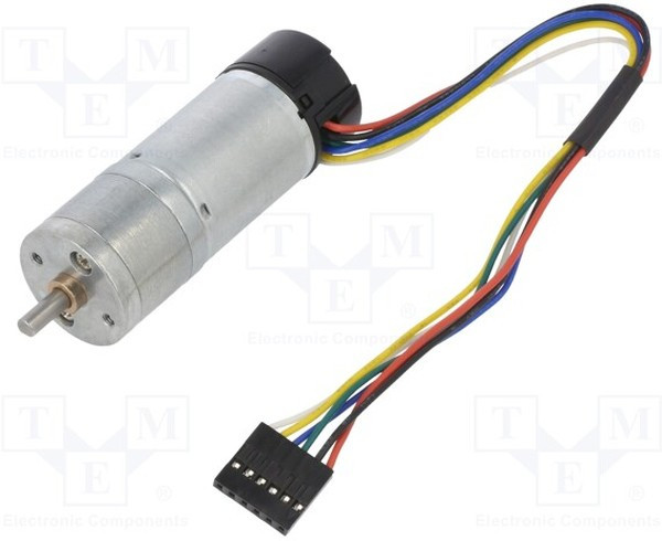 4887, Двигатель: DC, с энкодером, с редуктором, LP, 12ВDC, 1,1А, 98,78: 1