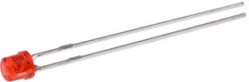 L-1334SRT, Светодиод, низкой мощности, Красный, Сквозное Отверстие, T-1 (3mm), 30 мА, 1.85 В, 640 нм