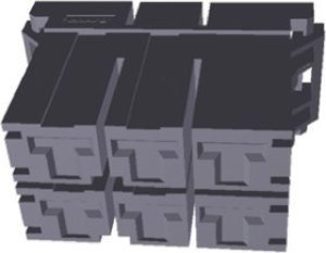 917807-2, Dynamic 5000 Female Connector Housing, 10.16mm Pitch, 4 Way, 2 Row 917807-2, Dynamic 5000 Female Connector Housing, 10.16mm Pitch, 4 Way, 2 Row