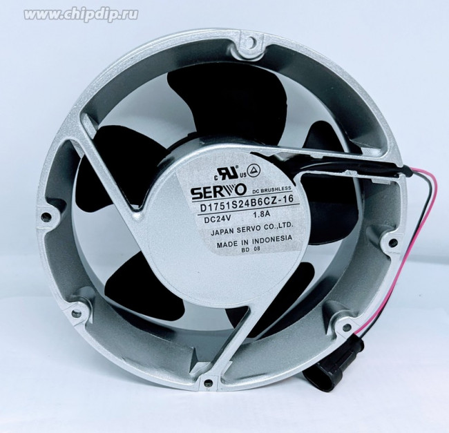 Вентилятор Servo D1751S24B6CZ-16 172x51мм 24V 43.2W 1.8А OEM