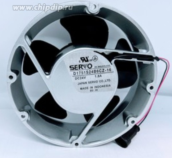 Вентилятор Servo D1751S24B6CZ-16 172x51мм 24V 43.2W 1.8А OEM