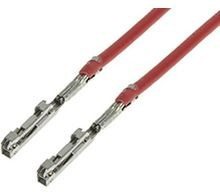 217790-2123, Rectangular Cable Assemblies SQUBA 1.8 F-F 225MM 22 AWG LEADS RD Sn