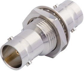 MC002950, РЧ/Коаксиальный адаптер, BNC, Гнездо, BNC, Гнездо, Прямой Переходник с Гайкой, 75 Ом