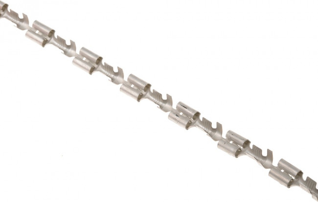 6-160448-5, Клемма ножевая 6.3мм, гнездо, провод 1.0-2.5мм² (контакт для розетки FASTIN-FASTON 6.3)