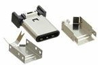 C-AW10-AK5V50, Conn USB 2.0 Type C PL 22 POS Solder RA Cable Mount 24 Terminal 1 Port T/R