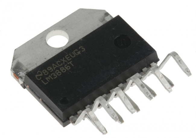 LM3886T/NOPB, Мощный одноканальный усилитель НЧ, 68Вт, [TO-220-11]