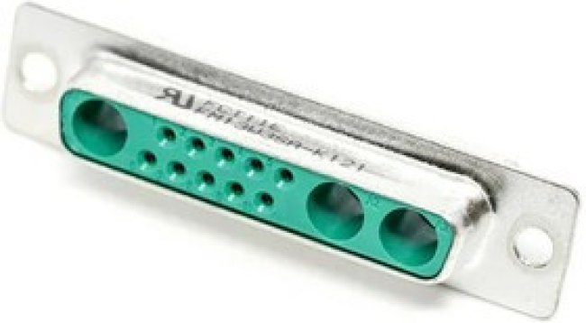 172704-0014, D-Sub Mixed Contact Connectors FCT ML DSUB SDR RCPT 13W3