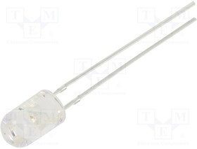 OSB5SA5E31B-12V, LED; 5mm; blue; 1560?2180mcd; 30°; Front: convex; 12V; Pitch: 2.54mm