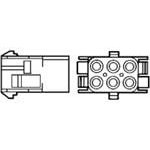 1-480705-0, UMNL, розетка на кабель 2х3 контакта шаг 6.35мм (хол) 1-480705-0, UMNL, розетка на кабель 2х3 контакта шаг 6.35мм (хол)