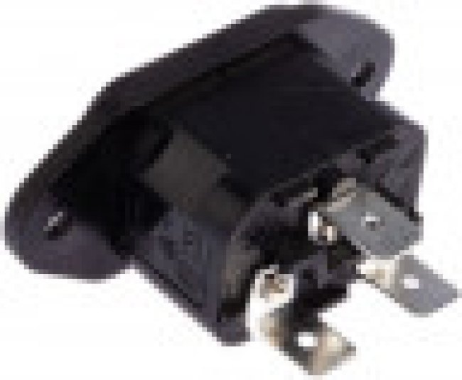 PX0580/63, Разъем питания AC, гнездо, "папа", 10А, 250ВAC, IEC 60320, C14 (E)