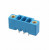 TBP02R2W-381-03BE, Pluggable Terminal Blocks Terminal block, pluggable, w screw lock, 3.81, receptical, 3 pole, blue