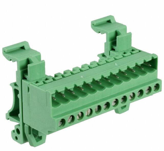 UMSTBVK 2,5/12-G-5,08, Клеммная колодка на DIN рейку, 12 вывод(-ов), 24 AWG, 12 AWG, 2.5 мм², Винт, 12 А