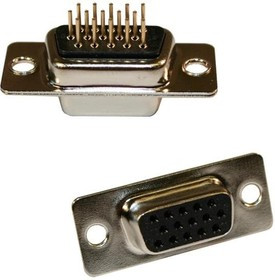 195-044-213L031, D-Sub High Density Connectors VERT 44POS FEM Steel