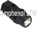 UB-20BMFA-SL8001, Straight, Panel Mount Type B IP68 USB Connector