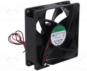 EF92252B2-A99-A, Fan: DC; axial; 24VDC; 92x92x25mm; 58.45m3/h; 37.9dBA; ball bearing