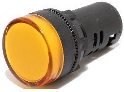 FL1P-22NA-1-Y24V, LED Panel Mount Indicators LED YEL 22MM NUT 24VAC/DC FL1P-22NA-1-Y24V, LED Panel Mount Indicators LED YEL 22MM NUT 24VAC/DC